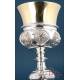 Antique Spanish Silver Chalice. Rovira. Barcelona, Ca. 1900