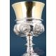 Antique Spanish Silver Chalice. Rovira. Barcelona, Ca. 1900