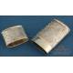 Antique Solid Silver Cigar Case. Circa 1900