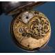 Antique Verge-Fusee Pocket Watch. Double Casing and Silver Key. J. Richards, London, 1785