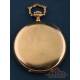 Antique Ultrafine Movado Pocket Watch. 18K Gold and Diamonds. Switzerland, Circa 1930