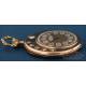 Antique Ultrafine Movado Pocket Watch. 18K Gold and Diamonds. Switzerland, Circa 1930