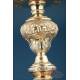 Amazing Antique Gilt Silver Ciborium. Dejean. France, Circa 1850