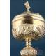 Amazing Antique Gilt Silver Ciborium. Dejean. France, Circa 1850