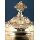 Amazing Antique Gilt Silver Ciborium. Dejean. France, Circa 1850