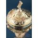 Amazing Antique Gilt Silver Ciborium. Dejean. France, Circa 1850