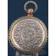 Amazing Antique Verge-Fusee Pocket Watch. Silver. 62 mm. Milden, Liverpool, UK, 1835