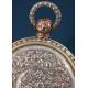 Amazing Antique Verge-Fusee Pocket Watch. Silver. 62 mm. Milden, Liverpool, UK, 1835