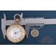 Fantástico Reloj de Bolsillo Catalino Antiguo. Plata. 62 mm. Milden, Liverpool, UK, 1835