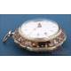 Antique Silver Verge-Fusee Pocket Watch. Double case. George Byfield, London, Circa 1775