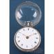 Antique Silver Verge-Fusee Pocket Watch. Double case. George Byfield, London, Circa 1775