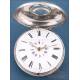 Antique Verge-Fusee Pocket Watch. Double Silver Casing. Robert Bateman, London, 1829