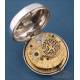 Antique Verge-Fusee Pocket Watch. Double Silver Casing. Robert Bateman, London, 1829