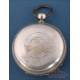 Reloj de Bolsillo Catalino Antiguo de Metal Plateado. Garrett, Londres, Circa 1800