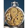 Antique English Duplex Pocket Watch for the Chinese Market. Silver. Circa 1800