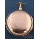 Antique Verge-Fusee Pocket Watch. 2 Gilt-Metal Cases. John Eiveu, London, 1789