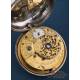 Antique Verge-Fusee Pocket Watch. 2 Silver cases. Peter Hepburn. London, 1801