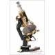 Antique Reichert Monocular Microscope. Vienna, circa 1920