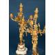 Striking Antique Charvet Mantel Clock. Ormolu. France, Circa 1900