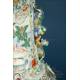 Importante Pareja de Jarrones de Porcelana China Antigua. 60 cms. Periodo Qing. S. XIX