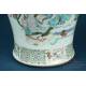 Importante Pareja de Jarrones de Porcelana China Antigua. 60 cms. Periodo Qing. S. XIX