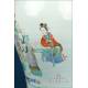 Importante Pareja de Jarrones de Porcelana China Antigua. 60 cms. Periodo Qing. S. XIX