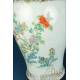 Importante Pareja de Jarrones de Porcelana China Antigua. 60 cms. Periodo Qing. S. XIX