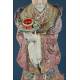 Gorgeous Antique Chinese Porcelain Figurine. Qing Era. Circa 1890