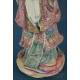 Preciosa Estatuilla China Antigua de Porcelana. Período Qing. Circa 1890