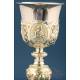 Striking Gilt-Silver Chalice and Paten Set. France, Circa 1880
