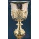 Striking Gilt-Silver Chalice and Paten Set. France, Circa 1880