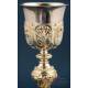 Striking Gilt-Silver Chalice and Paten Set. France, Circa 1880