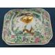 Preciosa Fuente con Tapa de Porcelana China Antigua. Qing. S. XIX