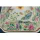 Preciosa Fuente con Tapa de Porcelana China Antigua. Qing. S. XIX