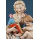 Antique Porcelain Chocolate Box, Chest or Jewelry Box Germany, 19th C