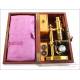 Antique Nachet Brass Microscope Mod. 11. France, Circa 1890