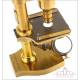 Antique Nachet Brass Microscope Mod. 11. France, Circa 1890
