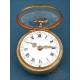 Antiguo Reloj Catalino J. Miller. 2 Cajas de Plata Dorada. Londres, Inglaterra, 1766