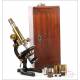 Antique Seibert Wetzlar Monocular Microscope. Germany, Circa 1920
