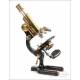 Antique Seibert Wetzlar Monocular Microscope. Germany, Circa 1920