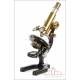 Antique Seibert Wetzlar Monocular Microscope. Germany, Circa 1920