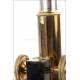 Antique Seibert Wetzlar Monocular Microscope. Germany, Circa 1920