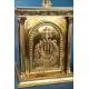 Antique Bronze and Brass Tabernacle with Key, Spain 1950