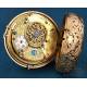 Rare Early Gold Cylinder Pocket Watch with 1/8th Repeating. England, c. 1770
