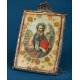 Antique Italian portable reliquary with double image in Silver Piece. 17th-18th C.