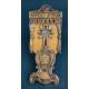 Antique Spanish reliquary with relics of saints and Holy Cross, circa 1850