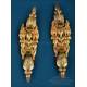 Antique Catalan Earrings in Gold and Emeralds, 18th Century