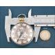 Antiguo y Raro Reloj de Bolsillo Catalino Erótico de Plata, B. Edmunds, Londres 1823