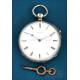 Antique Cylinder Quarter Repeater Silver Pocket Watch, France circa 1860