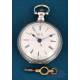 Antique Silver Pocket Watch for the Chinese Market, Circa 1870